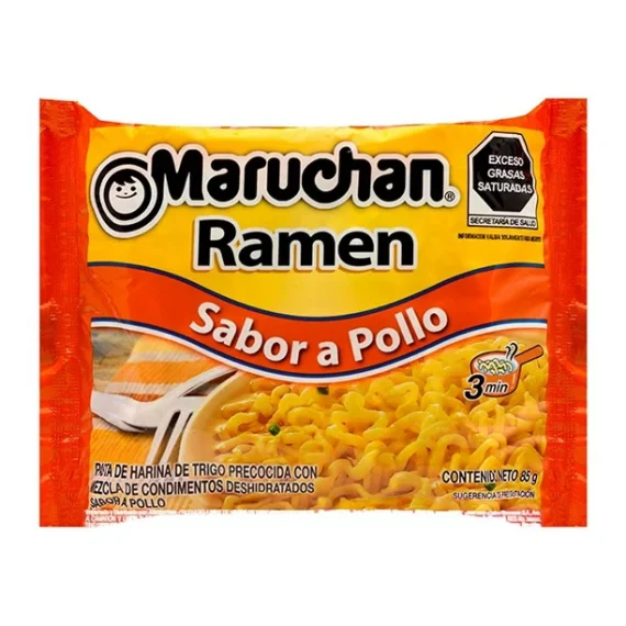 Sopa instantánea Maruchan ramen sabor pollo 85 g