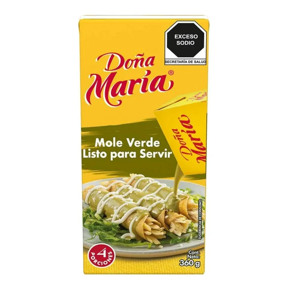 Mole Doña María verde listo para servir 360 g