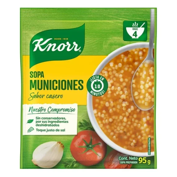 Sopa de municiones Knorr 95 g