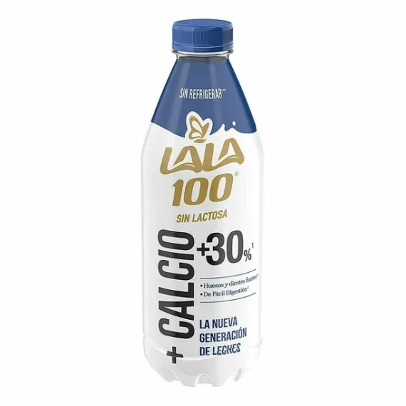 Leche Lala 100 sin lactosa calcio 1 l Tapa Azul Fuerte