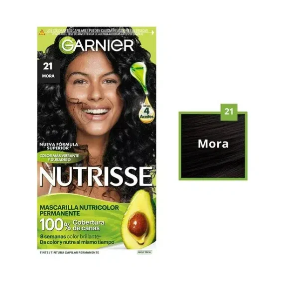 Tinte para cabello Garnier Nutrisse 21 mora