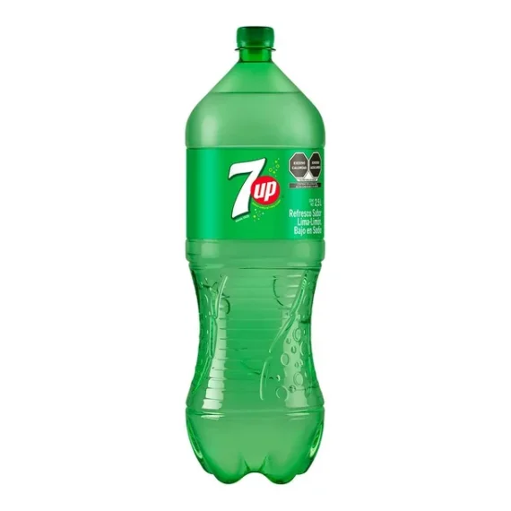 Refresco 7UP sabor lima limón botella de 2.5 l