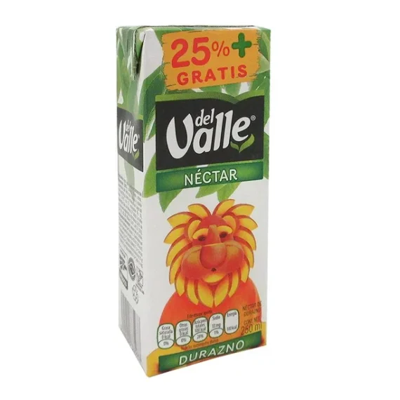Néctar Del Valle durazno 250 ml
