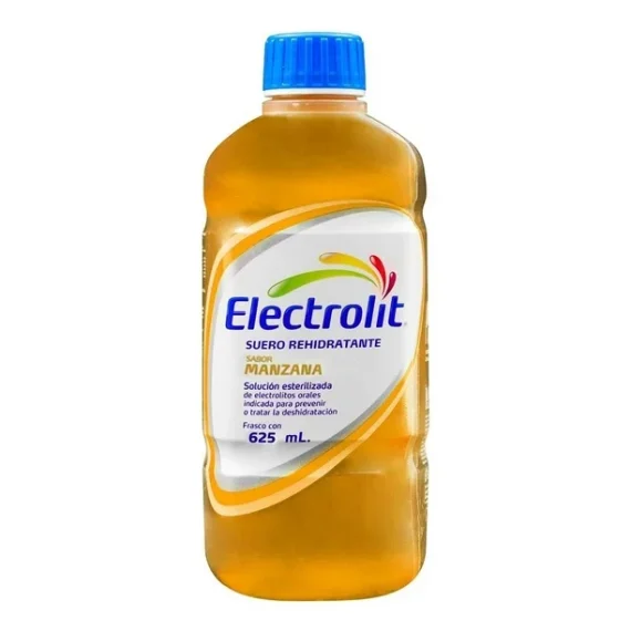 Suero rehidratante Electrolit sabor manzana 625 ml