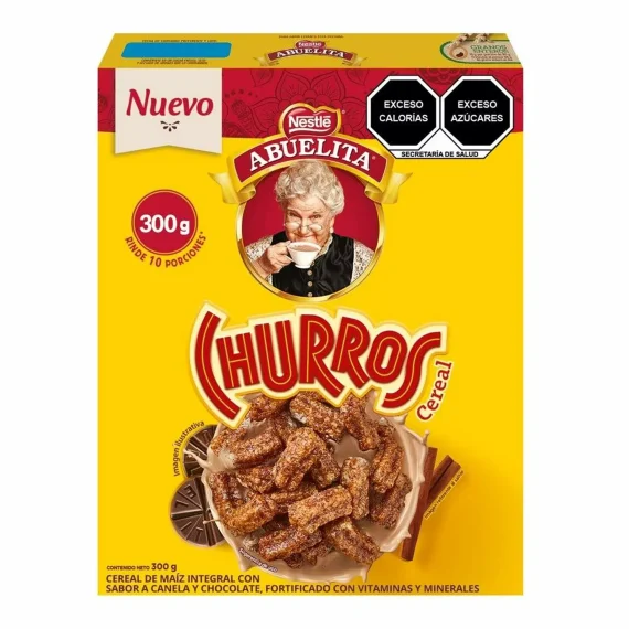 Cereal Nestlé Abuelita churros sabor canela y chocolate 300 g
