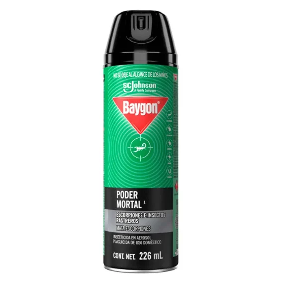 Insecticida en Aerosol Baygon Poder Mortal 226ml