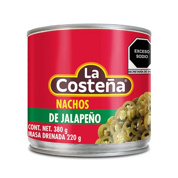 Jalapeños nachos La Costeña 380 gr