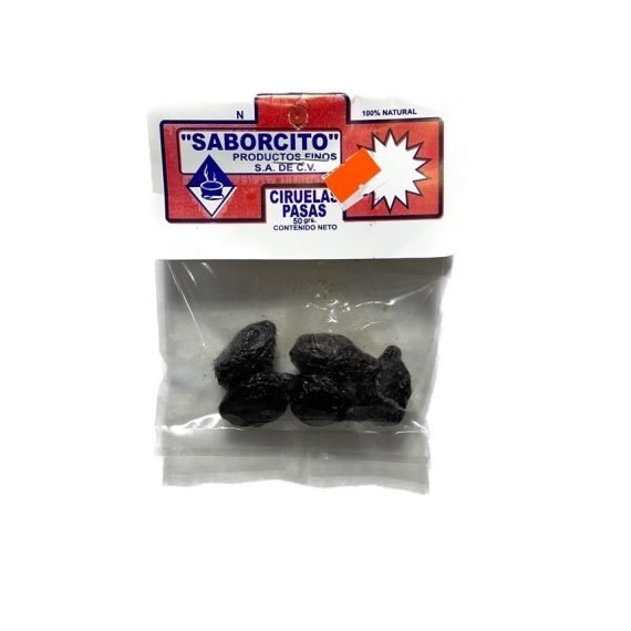 Ciruelas Pasas 50gr Saborcito
